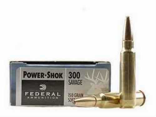 300 Savage 20 Rounds Ammunition Federal Cartridge 150 Grain Soft Point