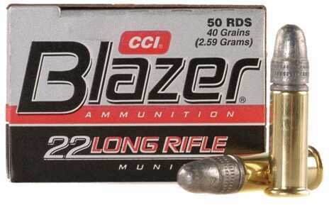 22 Long Rifle 50 Rounds Ammunition CCI 40 Grain Lead