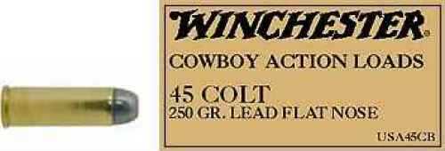 45 Colt 50 Rounds Ammunition Winchester 250 Grain Lead