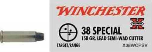 38 Special 50 Rounds Ammunition Winchester 158 Grain Lead