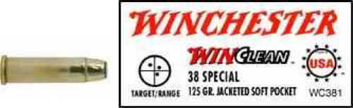 38 Special 50 Rounds Ammunition Winchester 125 Grain Soft Point