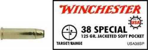 38 Special 50 Rounds Ammunition Winchester 125 Grain Soft Point