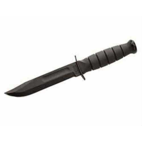 Ka-Bar Black Short Fighting/Utility Knife Straight Edge w/Ka-Bar U.S.A. Sheath 2-1256-7