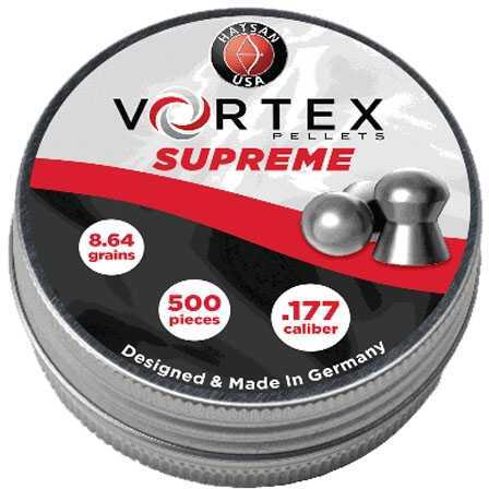 Hatsan USA Vortex Supreme Pellets .177 8.64g (Per 500) Md: HA90600