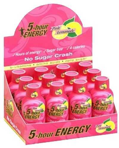 5-Hour Energy Drink, Original, Per 12 Pink Lemonade Md: 141421