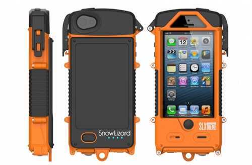 Snow Lizard SLXtreme for iPhone 5 Signal Orange Md: CD-SLSLXAPL05OR