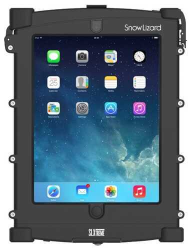 Otis Technology Snow Lizard SLXtreme Phone Case Waterproof & Solar Charging Black iPad Gen 4 Cd-SLXPad04B-Bl