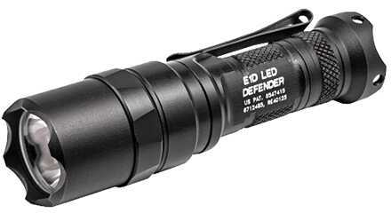 Surefire E1D Led Defender Flashlight Dual-Output 300/5 Lumens Constant-On Click-Type Tailcap Switch Strike Beze Bla