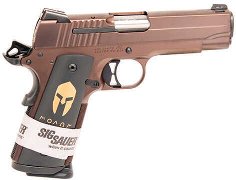 Sig Sauer 1911 Spartan Carry 45 ACP 8 Round Oil Rubbed Bronze Finish Single Action Only 4.2" Barrel Semi Automatic Pistol 1911CA-45-SPARTAN