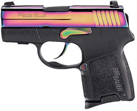 Pistol Sig Sauer P290 9mm Luger Rainbow Ti Finish SIG NS 8rd 290RS-9-RB
