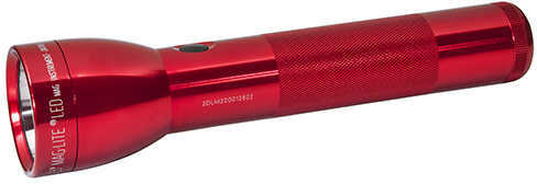 Maglite Ml300L Led 2 Cell D Flashlight Display Box, Red Md: Ml300L-S2035