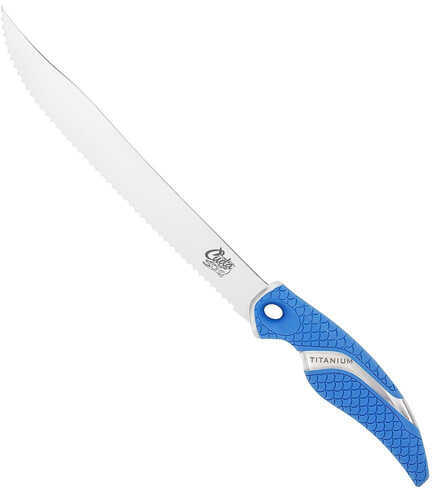 Cuda Brand Fishing Products 9" Titanium Bonded Serrated Knife Md: 18845