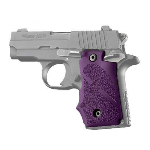 Hogue Sig P238 Grips w/Finger Grooves, Purple Md: 38006