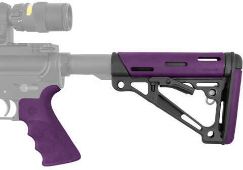 Hogue AR-15/M-16 Kit -Mil-Spec- Purple Rubber Md: 15656