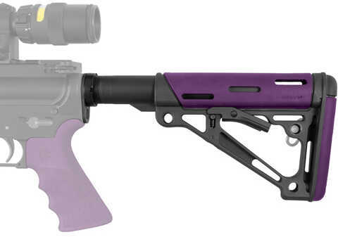 Hogue AR-15/M-16 OMC Buttstock-Assmbly-Mil-Spec-Purple Md: 15645