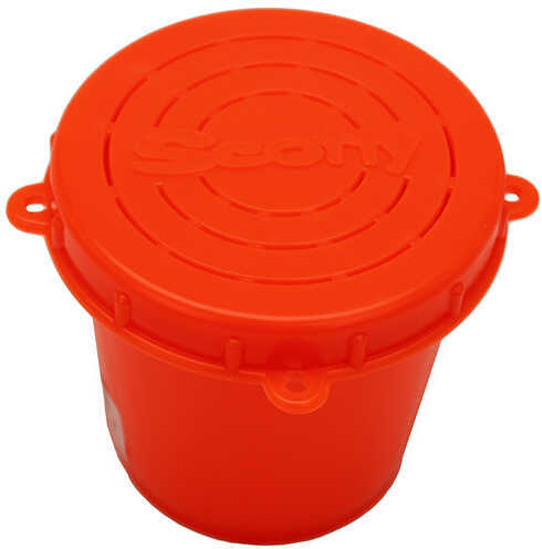 Scotty Crab Diner Bait Jar with Lid 1/2 Liter, Red Md: 0652