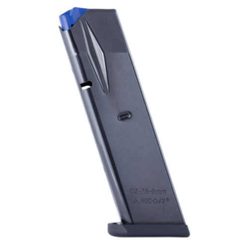 Mec-Gar Mecgar Magazine 9mm 10 Rounds Blue Finish Fits CZ 75B/85B & SP101 MCCZ7510B