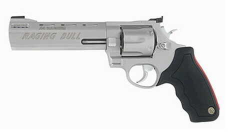 Taurus M444 Raging Bull 44 Magnum 6.5" Barrel 6 Round Adjustable Sight Stainless Steel Revolver 2444069