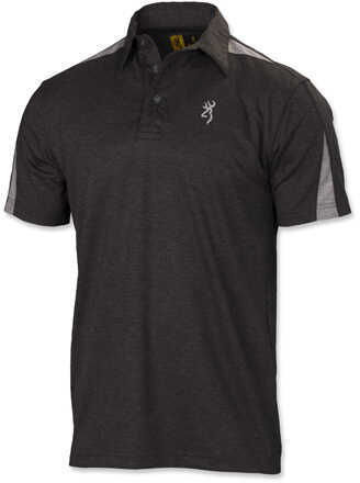 Browning Highline Polo Shirt, Dark Heather Small Md: 3010706901