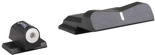 XS Sights DXW Big Dot Tritium Front White Stripe Express Rear Fits S&W M&P (not C.O.R.E) Green with Outl