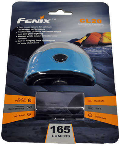 Fenix Lights 165 Lumen Lantern(CR123/AA Sky Blue Md: CL20-BLU