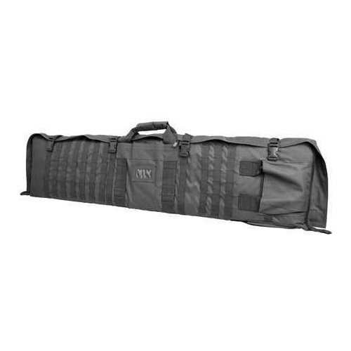 NCSTAR Rifle Case Shooting Mat 48" Unfolds to 66" Shooters Nylon Urban Gray Exterior PALS Webbing Includ