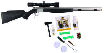 CVA Optima V2 50 Caliber Stainless Steel Black Outfit Scope-img-0