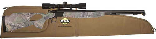 CVA Optima V2 Thumbhole, Black/Xtra Camo, .50 Caliber w/Konus ProDot Md: Pr2029NSSC