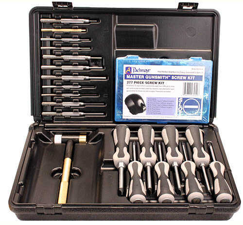 Pachmayr Master Gunsmith Ultimate Kit Includes 1Torx Driver 7 Flat Blade Drivers Roll Pin Punches Standard