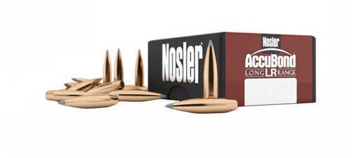 Nosler AccuBond Long Range Bullets <span style="font-weight:bolder; ">6.5mm</span>, 142 Grains, Spitzer Point, Per 100 Md: 58922