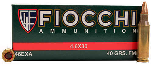 Fiocchi 4.6X30 40Gr FMJ 50Rd 20Bx/Cs