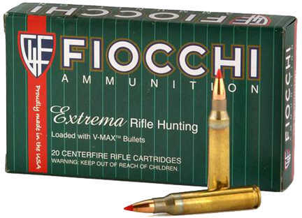 22-250 Remington 20 Rounds Ammunition Fiocchi Ammo 40 Grain V-Max