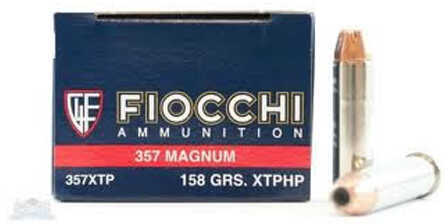 357 Magnum 25 Rounds Ammunition Fiocchi Ammo 158 Grain Hollow Point