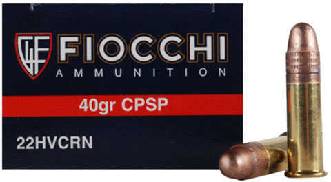 22 Long Rifle 50 Rounds Ammunition Fiocchi Ammo 40 Grain Hollow Point