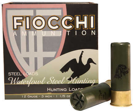 Fiocchi 12 Gauge Shotshell 3" #1 Steel 1/5 oz 25 Round