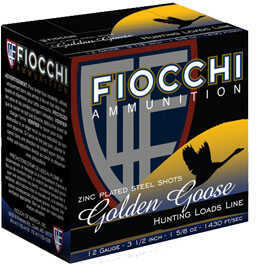 12 Gauge 3-1/2" Steel T 1-5/8 oz 25 Rounds Fiocchi Shotgun Ammunition