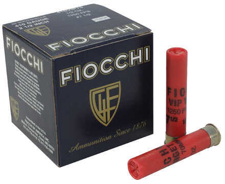 410 Gauge 25 Rounds Ammunition Fiocchi Ammo 1/2" oz Lead #8