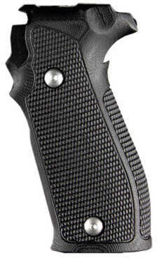 Hogue Sig P226 Grip DA/SA All Pirahna G10 Solid Black Md: 23129