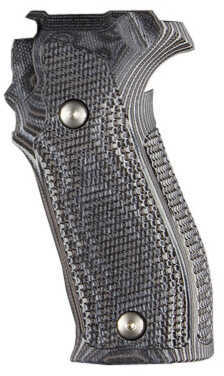 Hogue Sig P226 Grip DA/SA All Pirahna G10 G-Mascus Black/Grey Md: 23127