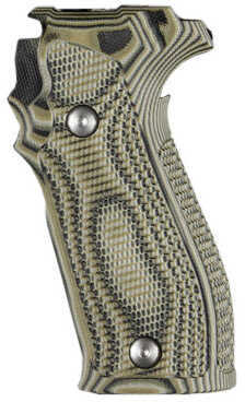 Hogue Sig P226 Grip DA/SA All Pirahna G10 G-Mascus Green Md: 23128