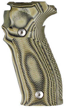 Hogue Sig P226 Grip DA/SA Allround Checkered G10 G-Mascus Green Md: 23158