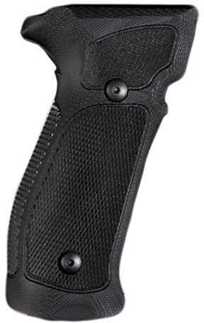 Hogue Sig P226 Grip DA/SA Magrip Checkered G10, Solid Black Md: 23179