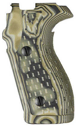 Hogue Sig P227 DA/SA Grip Chain G10 G-Mascus, Green Md: 47118