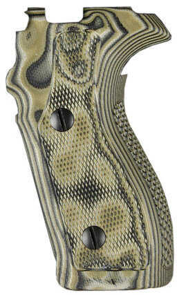 Hogue Sig P227 DA/SA Grip Checkered G10 G-Mascus Green Md: 47178