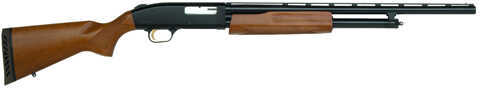 Mossberg 500 Pump Action Shotgun Bantam Field 20 Gauge 22" Barrel Blued Satin Wood Stock Two Bead Sights 54132