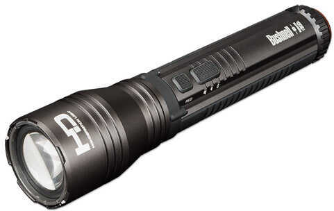 Bushnell Rubicon Flashlight 4AA, HD Torch, Red Halo, Grey Md: 10T300HD