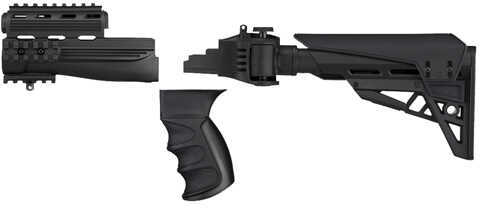 Advanced Technology TactLite Stock Fits AK-47 Scorpion Butt Pad Side Folder Pistol Grip Forend Recoil Sys