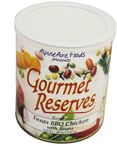 Alpine Aire Foods MesquiteBBQ Chicken w/Beans&Rice No. 10 Can Md: 99406