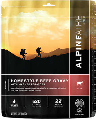 Alpine Aire Foods Homestyle Beef Gravy w/Mashed Potatoes Serves 2 Md: 60437