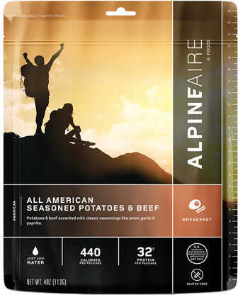 Alpine Aire Foods All American Seasoned Potatoes & Beef Serves2 Md: 60408